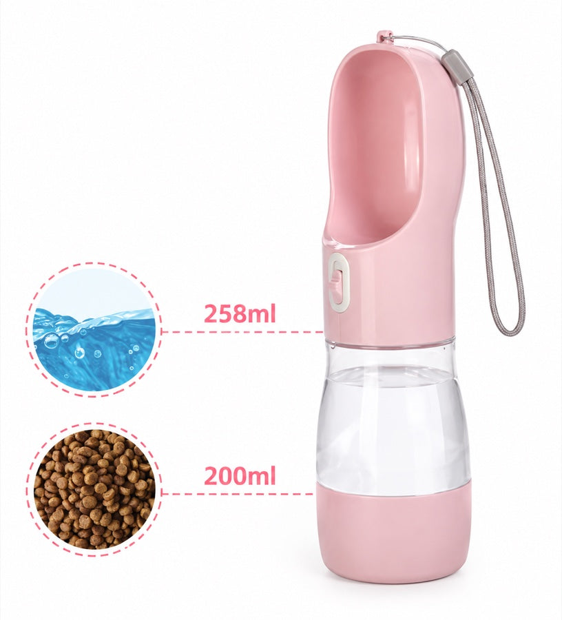 WuffBottle mit Wasser- und Futterkammer